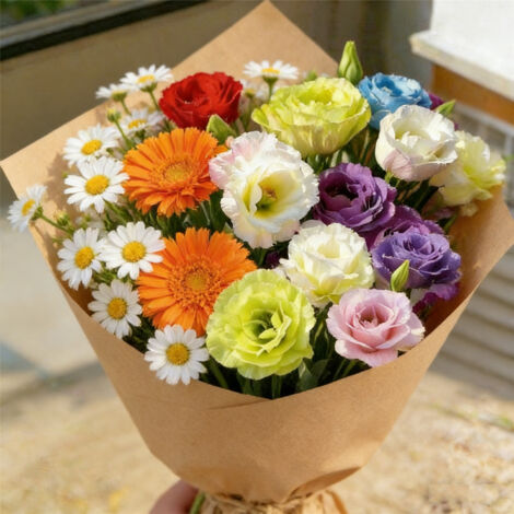 Mélange Graines de Fleurs 4400 – Lisianthus Double, Calendula, Camomille, Semis Facile, Fleurs Non-OGM pour Jardin, Pot et Balcon (1/5)