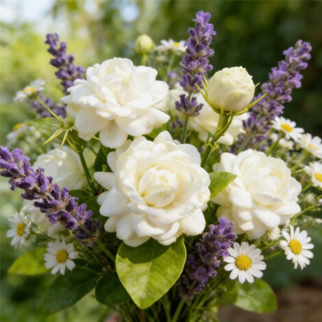 Mélange Graines Parfumées – Lavande, Camomille et Jasmin Double (3400 pcs), Parfum Naturel, Jardin Relaxant, Non-OGM (1/5)