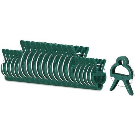 Lot de 50 clips pour plantes 3 x 4,5 cm – Plastique robuste, réutilisables, parfaits pour soutenir tomates, fruits et légumes (1/5)