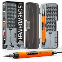 Tournevis Électrique Multifonction 47-en-1 – Mini Perceuse avec Kit Complet d’Outils pour Réparation et Bricolage
