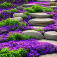 Graines de Thym – 40000 Graines pour Potager et Balcons, Herbes Aromatiques Fraîches et Parfumées, Violet