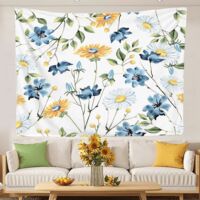 Tapisserie imprimée amusante pour chambre d'adolescente, décor pour chambre d'étudiante 200x150cm