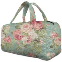 48,5x23x23cm Sac polochon matelassé polyester rétro, sac voyage quotidien, résistant pour le travail et les courses