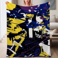 Couverture de lit en polaire, couverture de luxe douce en microfibre pour le printemps, décoration intérieure élégante, cadeau parfait pour femmes hommes, 6080 pouces