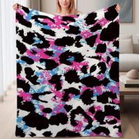 Couverture de lit en polaire, couverture de luxe douce en microfibre pour le printemps, décoration de chambre à coucher, cadeau pour femmes hommes, 6080 pouces