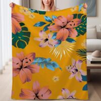Couverture de lit en polaire, couverture de luxe douce en microfibre pour le printemps, décoration intérieure élégante, cadeau pour femmes hommes, 6080 pouces