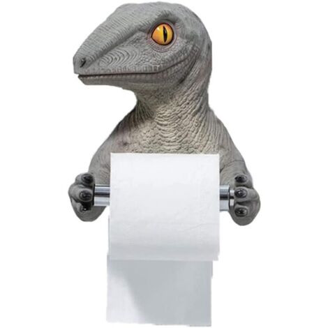 Dinosaurier-Rollenpapierhalter – ohne Bohren, Toilettenpapierhalter, Badezimmer-Aufbewahrung, Toilettenpapierhalter, Papierhandtuchhalter für Zuhause, Hotel (1/5)