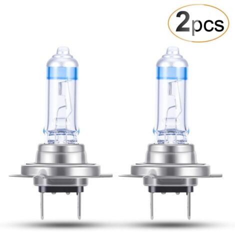 2X H7 Xenonlampen 12V 70W Superhell, Autoscheinwerfer Auto Motorradlampen Neue Version Abblendlicht Halogenlampe Fahrzeug