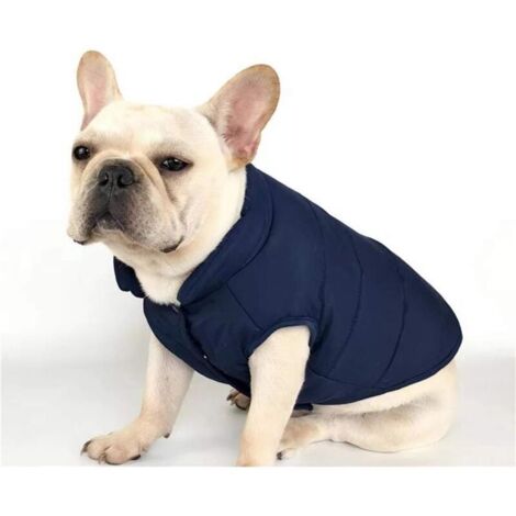 Wintermntel fr Hunde, Hundekleidung, Jacke, warmer geftterter  Wintermantel, franzsische Bulldogge, Mops, Hundekleidung, Weste (Gre XXL)
