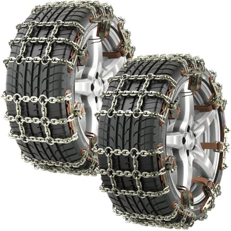 Automatische Schneekette, Easy Grip Schneekette, Universal Quick Utility Quad Car Schneekette (12 Stück, 165–205 mm) (1/5)
