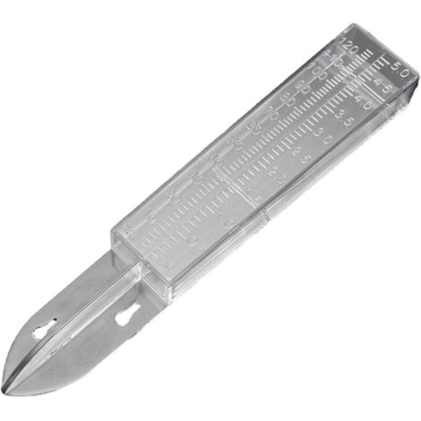 Regenmesser mit Ständer, Kunststoff-Regensammler, DIY Handwerk, Garten, transparenter Kegel, Wasser, Boden, Outdoor, Garten, Messwerkzeug