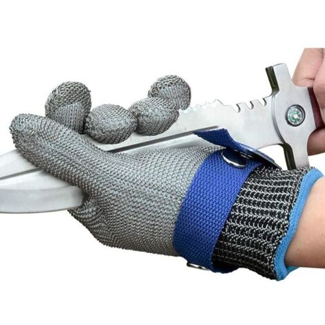 Anti-Schnitt-Handschuh ISO-F Anti-Schnitt-Handschuh Edelstahl-Handschuh für Küchen-Metzger-Arbeiten im Freien