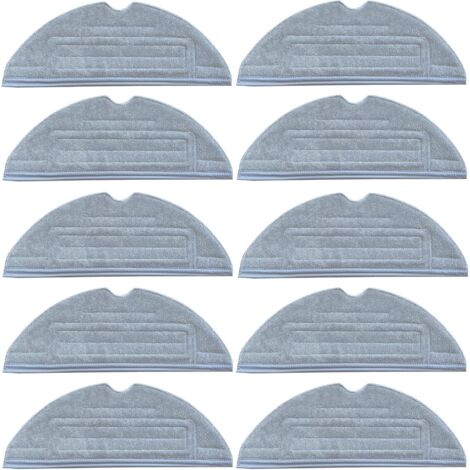 Packung mit 10 Wischmopp-Pads für Roborock S7, S7+, T7 und T7 Plus, waschbare Ersatztücher für Roborock S7 (1/2)
