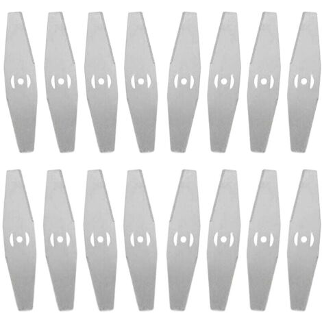 Ersatzmesser für Rasentrimmer, 16-teiliges Set Metallmesser, Universalmesser für Rasenmäher, für Akku-Rasentrimmer und Gartenarbeiten, Metallmesser (1/3)