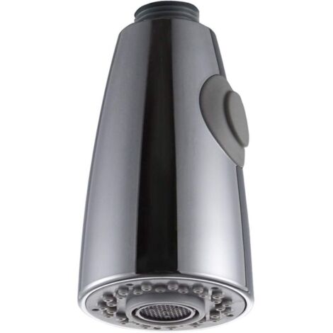 Küchenarmatur mit Ausziehbrause, 2 Düsen, Ersatz-Armaturkopf, Ausziehbrause für Küchenmischbatterien, Chrom, G1/2"