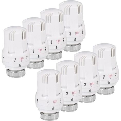 Stück Heizkörper Thermostatkopf,Heizkörperventil für Gewinde,Thermostat Heizung,Thermostat-Kopf,Thermostatkopf Ersatzkopf,Heizungsthermostat,Heizkörperthermostat für Zuhause Büro