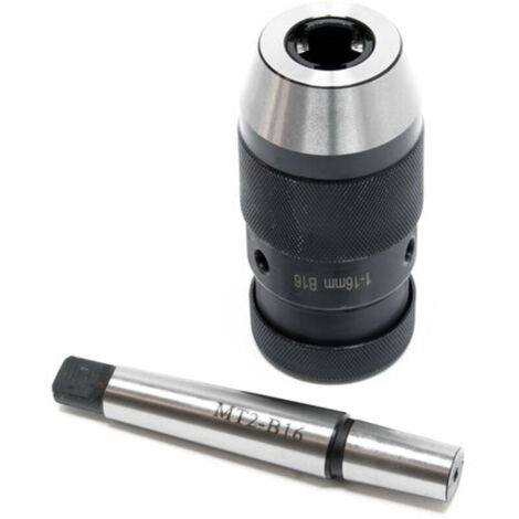 Wiltec Schnellspannbohrfutter MK2-B16 – 1–16 Mm Spannbereich, Morsekegel, Für Bohrmaschine & Fräse Wiltec Schnellspannbohrfutter MK2-B16 – 1–16 Mm Spannbereich, Morsekegel, Für Bohrmaschine & Fräse