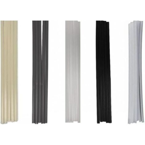 50Pcs Tiges Soudage Plastique Bâtons de Soudage ABS/PP/PVC/PE Baguette Plastique Baguette de Soudage Plastique Soudage Sticks Tubes de Soudage en Plastique Pour le Soudage en Plastique
