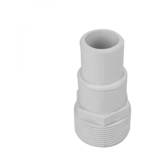 1-1/2 Schraubadapter – Schwimmbadschlauchanschluss – Anschlussdurchmesser 32/38 mm – Universalzubehör für Filter und Poolpumpen (1 Stück) (1/5)