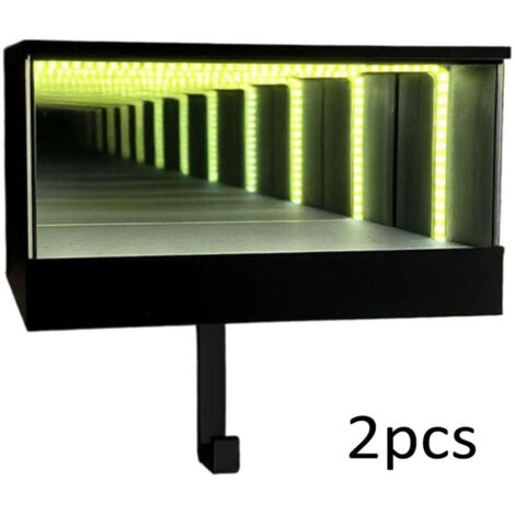 Auto Garage Schlüsselbox, Autogarage Schlüsselhalter, Wandmontiertes 3D Schlüsselregal, Schlüsselanhänger Mit LED Beleuchtung, Schlüsselaufhänger Für Eingänge(2pcs)