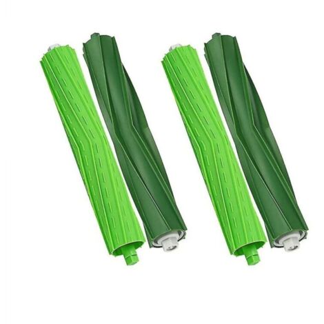 4-teiliges Hauptbürstenset für iRobot Roomba i7 i7 Plus i3 i3+ i4 i4+ i6 i6+ i8 i8+ j7 j7+ E5 E6 E7 Staubsauger, Ersatzbürstenkassette für Roomba i7 mit 4 Gummibürsten (1/5)