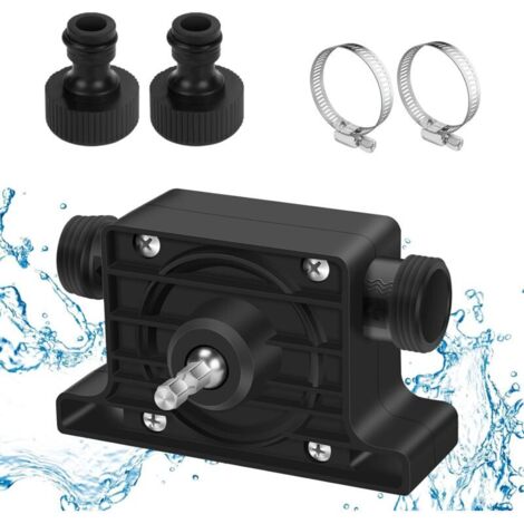 Wasserpumpe für Akku-Bohrmaschine Dieselpumpe Mini-Bohrpumpe Elektrische Bohrmaschine Selbstansaugende Pumpe für Diesel Öl Flüssigkeiten Wasser Heizöl Haus Garten Mini-Pool Springbrunnen (1/5)