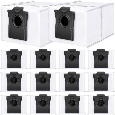 14 Stück Staubbeutel für Dreame L10s Ultra Gen 2/L10s Ultra Gen 3/X40 Ultra/X50 Ultra/L40 Ultra/L50 Ultra/Mova P10/E30/P50/V50 Staubsauger,3.2 Liter Staubbeutel mit Aktivkohleschicht (1/5)