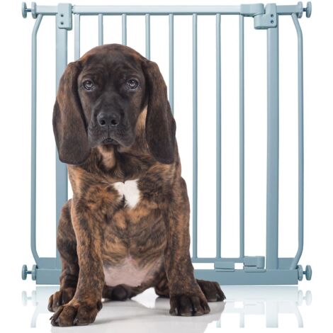Bettacare Elite Barrière Pour Chien À Pression, Barrière Pour Animaux De Compagnie, 71cm - 80cm, Couleur Gris Mat