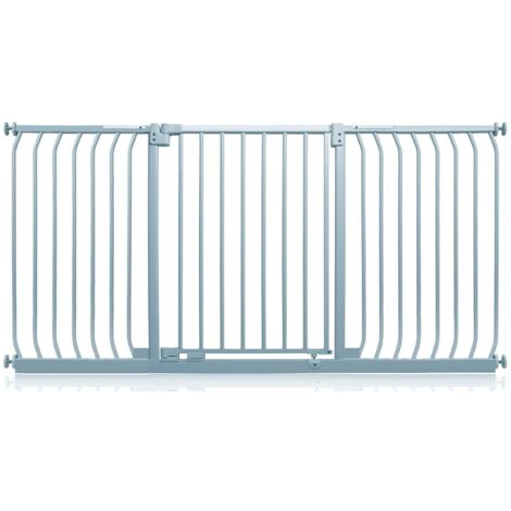 Safetots Barrière De Sécurité Elite, Barrière D'escalier À Fixation Par Pression, 170cm - 179cm, Couleur Gris Mat