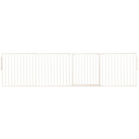 Safetots Séparateur De Pièce Multi-panneau Premium, Jusqu'à 298cm De Largeur, 70cm De Haut, Couleur Blanc