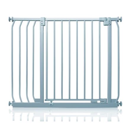 Safetots Barrière De Sécurité Elite, Barrière D'escalier À Fixation Par Pression, 89cm - 98cm, Couleur Gris Mat