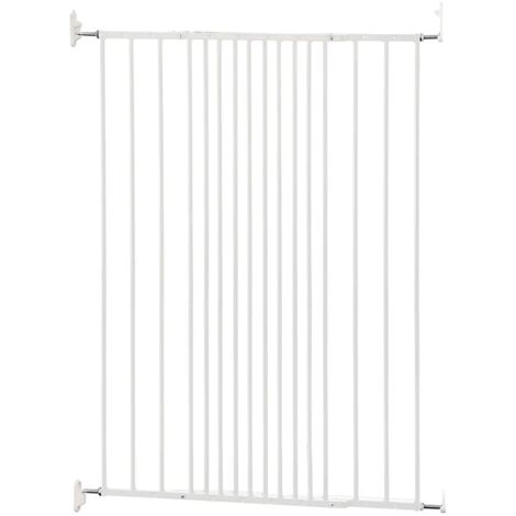 Bettacare Barrière De Sécurité Extra-haute À Vis Pour Animaux, Hauteur 103,5cm, 62,5cm - 106,8cm, Couleur Blanc