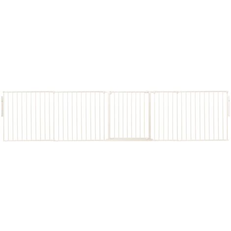 Safetots Séparateur De Pièce Multi-panneau Premium, Jusqu'à 331cm De Largeur, 70cm De Haut, Couleur Blanc