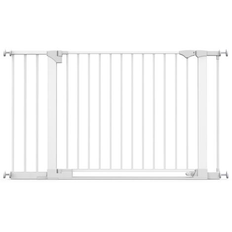 Safetots Barrière De Sécurité Avec Barre De Seuil Extra Basse, Ouverture Extra Large De 81cm, 131cm - 138cm, Blanc