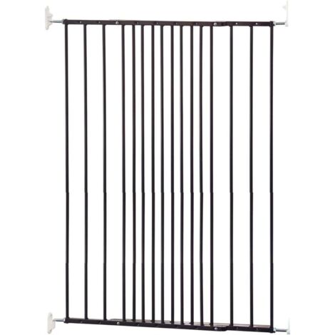 Bettacare Barrière De Sécurité Extra-haute À Vis Pour Animaux, Hauteur 103,5cm, 62,5cm - 106,8cm, Couleur Noir