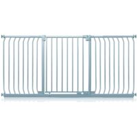 Safetots Barrière De Sécurité Elite, Barrière D'escalier À Fixation Par Pression, 188cm - 197cm, Couleur Gris Mat