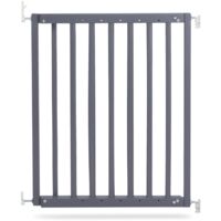 Safetots Barrière De Sécurité En Bois Robuste À Fixation Par Vis, Barrière D'escalier, 63,5cm - 105,5cm, Gris