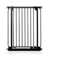 Safetots Barrière De Sécurité Extra Haute Elite, 71cm - 80cm, Hauteur Extra Haute De 96.8cm, Couleur Noir Mat