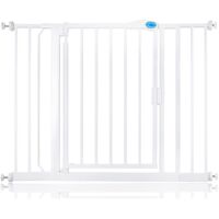 Bettacare Barrière Pour Chien Et Chiot À Fermeture Automatique, 103,8cm - 110,8cm, Couleur Blanc