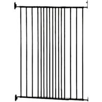 Safetots Barrière D'escalier Extra Haute À Vis Pour Bébé, Hauteur 103,5cm, 62,5cm - 106,8cm, Couleur Noir