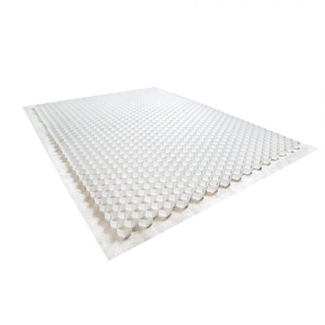 Stabilisateur de gravier 1,92 m² - Blanc - 120 X 160 X 3 cm Blanc - Rinno Gravel