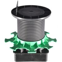 Support terrasse bois pour pieu métallique ELEVO