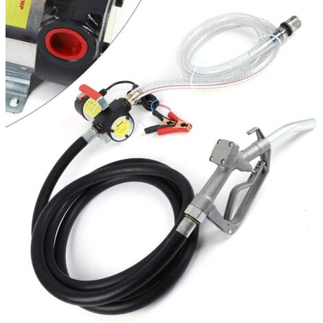 Pompe diesel, 175 W, auto-amorçante, 50 L/Min Pompe diesel 12v Pompe d'aspiration Pompe de transfert diesel avec moteur en cuivre et faible bruit (1/5)