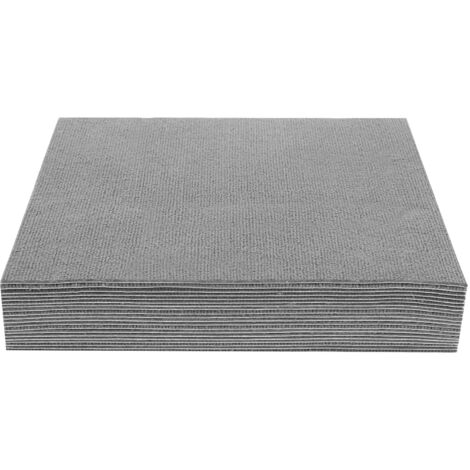 Lot de 20 carreaux de sol auto-adhésifs, 50 x 50 cm, résistants, avec patch adhésif pour tous les espaces, maison, bureau, chambre, antidérapants, gris clair, 5 m²