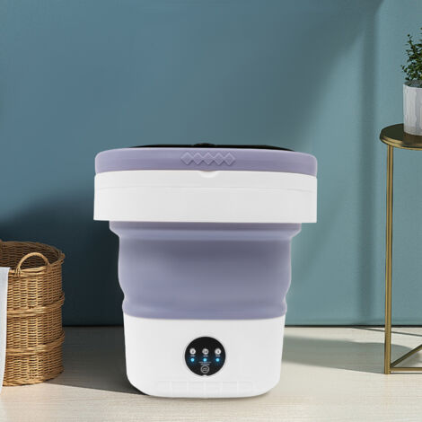Mini-lave-linge 12 litres, lave-linge portable avec écran d'affichage, mini-lave-linge pliable, bac à linge pliable grande capacité.