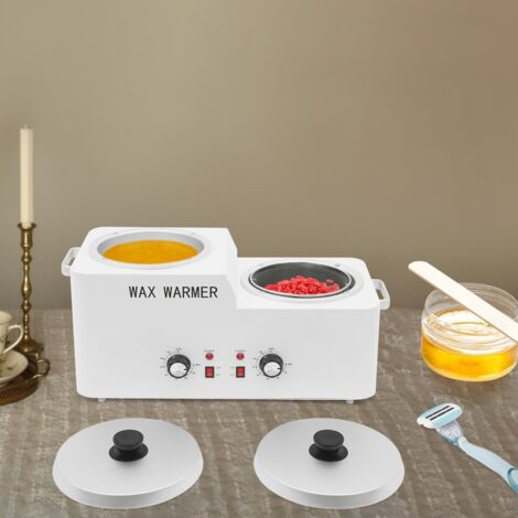 Appareil de cire à haute et basse température à grande capacité, chauffe-cire électrique à double cuve, chauffe-cire, chauffe-cire 600 W