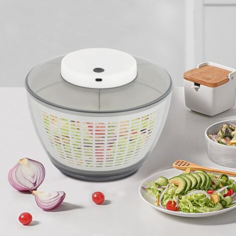 Machine à laver les fruits et légumes Déshydrateur de légumes Essoreuse à salade électrique