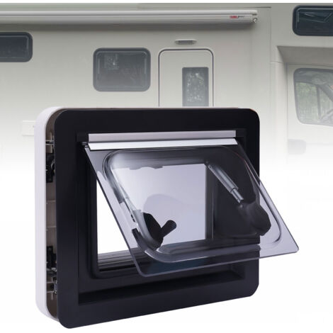 Fenêtre latérale pour camping-car Fenêtre latérale pour camping-car Fenêtre à pousser pour camping-car Box Van Camper (450 x 500 mm)