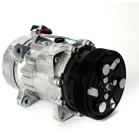Compresseur de climatisation automobile, 1J0820803 Compresseur de climatisation 7V16, compresseur de climatisation pour Audi, Ford, Seat, Skoda, VW