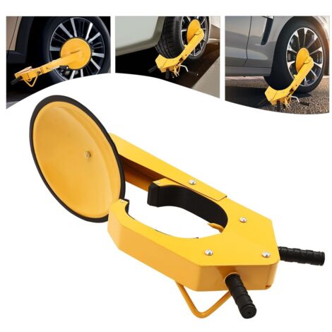 Griffe de roue 13.4 pouces Verrouillage de roue Griffe de parking antivol Verrouillage de pneu de voiture - avec ventouses (1/5)
